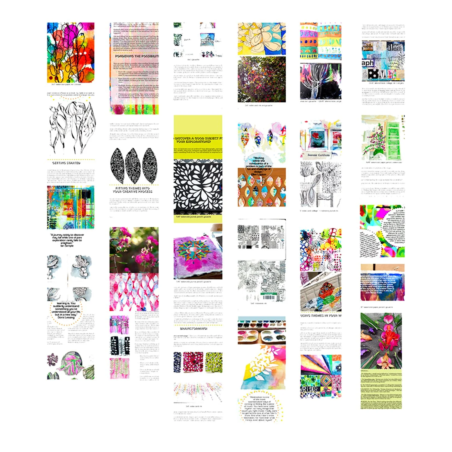 Zine #20: Index Card Art Love